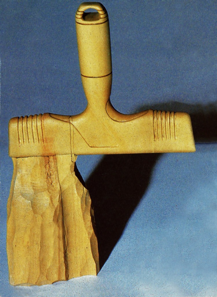 Maquette manche de couteau de peintre